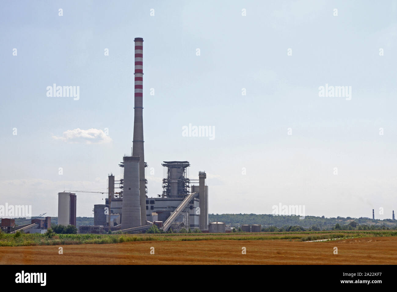 Kostolac B Power Station, Kostolac, Branichevo District, Serbia. Stock Photo