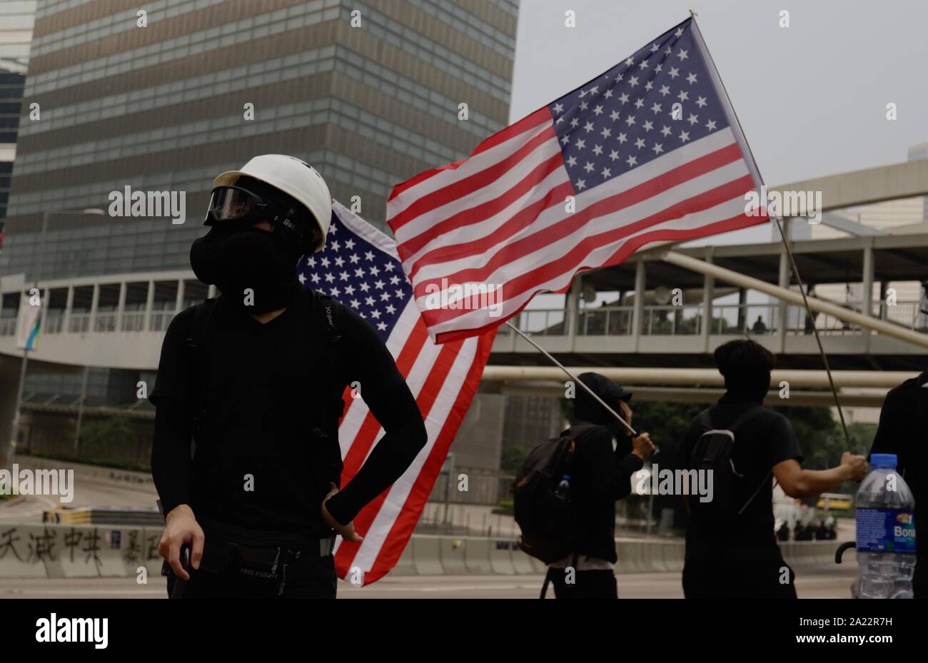Hong Kong, CHINA. 29th Sep, 2019. Today marks 70th anniversary of founding of PRC. Meanwhile in HK, protests continue without sign of dissipation.( File ) Sept-29, 2019 Hong Kong.ZUMA/Liau Chung-ren Credit: Liau Chung-ren/ZUMA Wire/Alamy Live News Stock Photo
