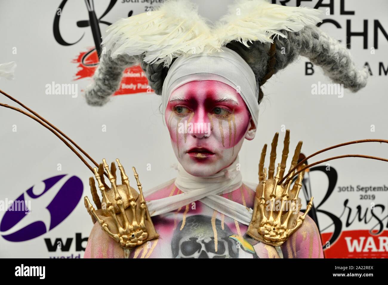 Brush Wars 2019. Body Painting Competition. Olympia Beauty, Grand Hall