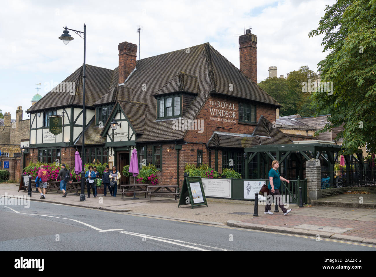 The Royal Windsor public house and restaurant, Datchet Road, Windsor, Berkshire, England, UK Stock Photo