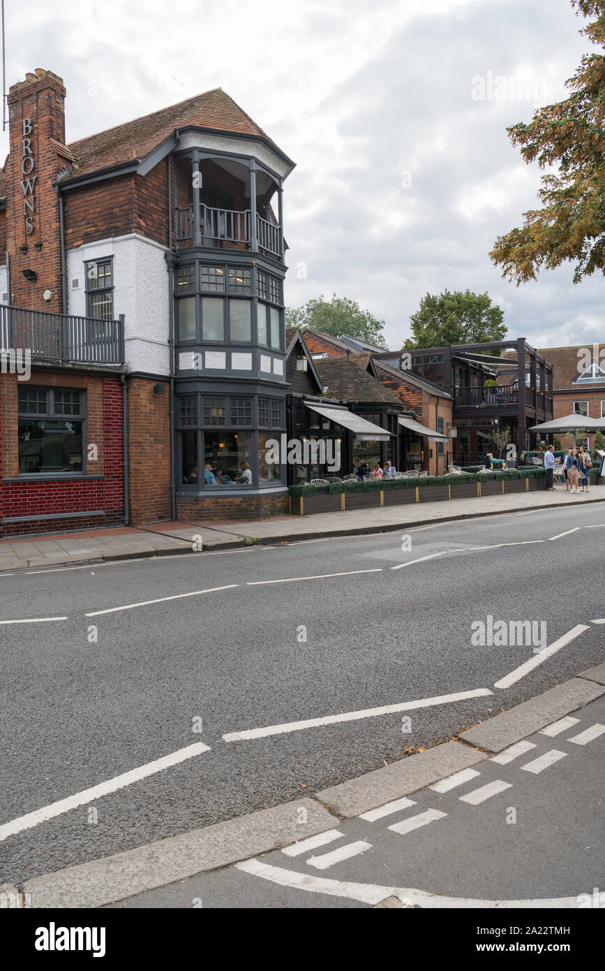 Browns Restaurant, Windsor, Berkshire, England, UK Stock Photo - Alamy
