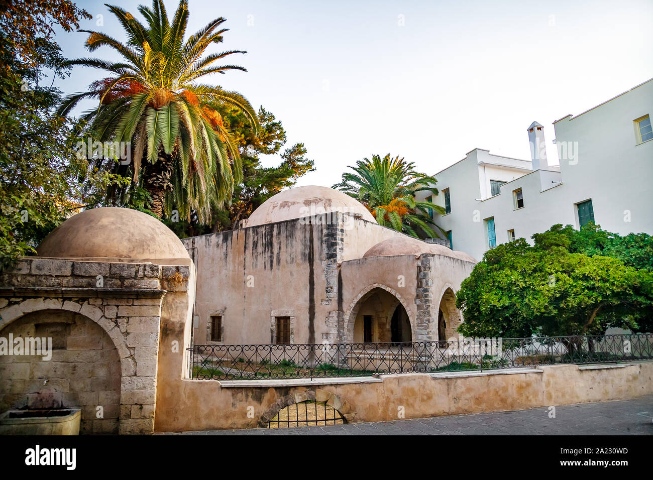 Mosque of Kara Musa Pasha. Greece. Crete. Rethymno Stock Photo Alamy