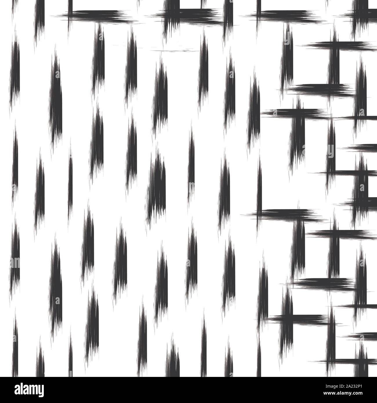 Seamless vector handmade abstract brush strokes background Stock Vector ...
