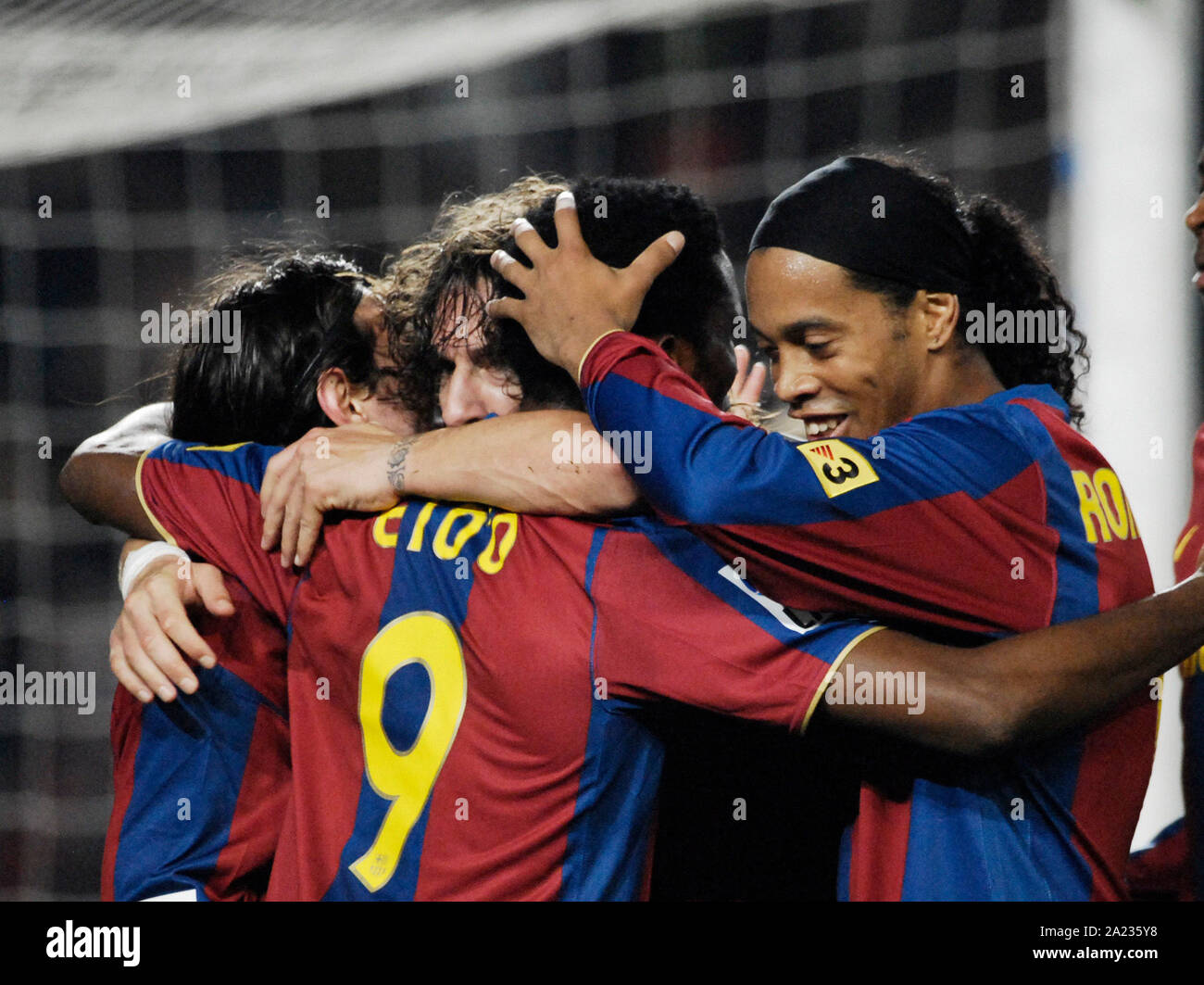 Ronaldinho messi eto'o hi-res stock photography and images - Alamy