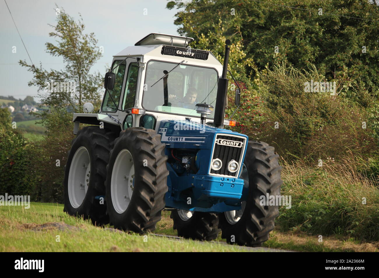 County 974 Tractor Poster A3 