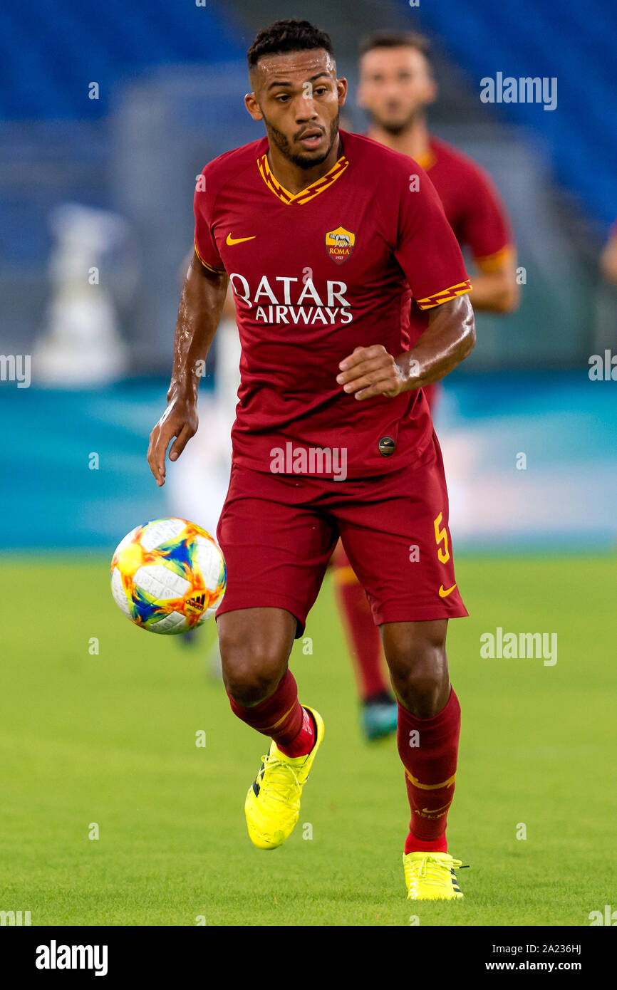 Juan Jesus of AS Roma  Roma 11/08/2019 Stadio Stadio Olimpico Football friendly match pre season 2019/2020 AS Roma - Real Madrid  Mabel Green Cup Trop Stock Photo