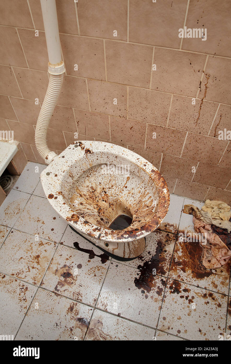 Damaged lavatory hires stock photography and images Alamy