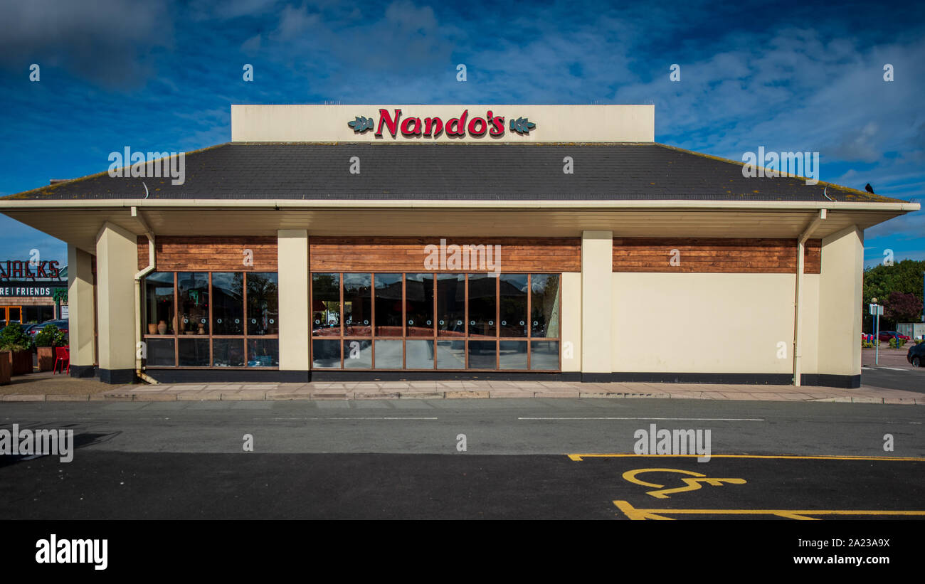 Nandos restaurant on Stevenage Leisure Park in Stevenage UK Stock Photo