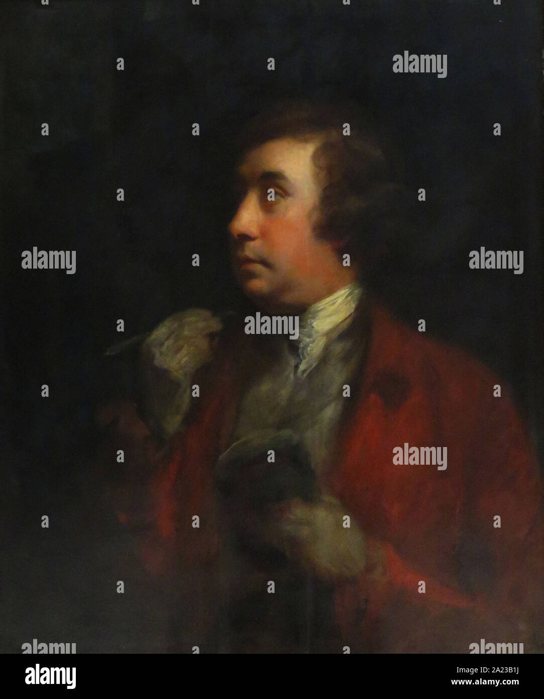 Joshua Reynolds 1723 1792 - Portrait De Sir William Chambers 1750 Stock Photo