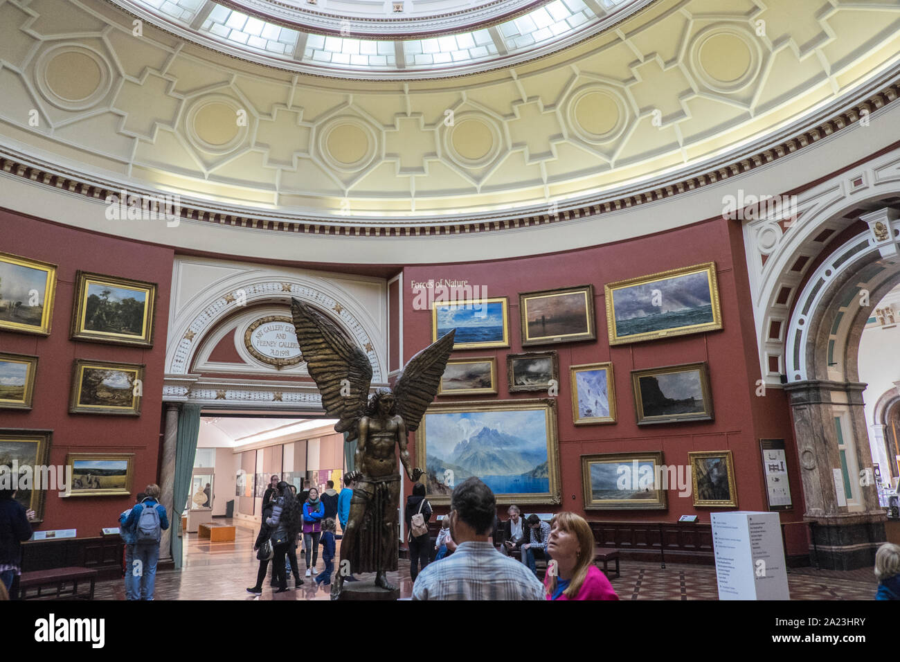 Round Gallery,Archangel Lucifer,Birmingham Museum and Art Gallery