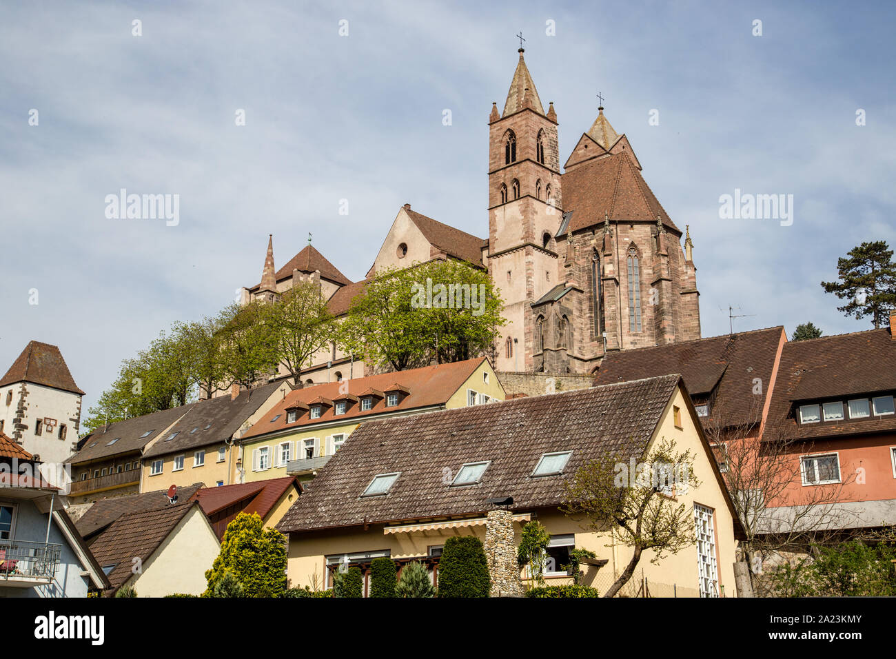 View of church in Breisach, Germany Stock Photo Alamy