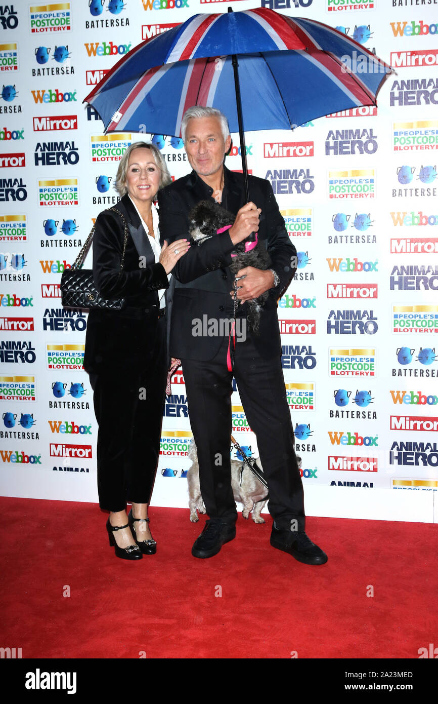 Martin and Shirley Kemp, Mirror Animal Hero Awards 2019, in partnership with People's Postcode