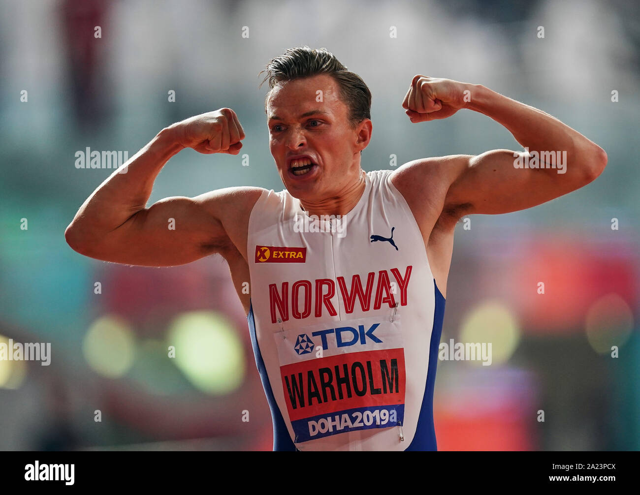 doha-qatar-30th-sep-2019-karsten-warholm-of-norway-celebrating