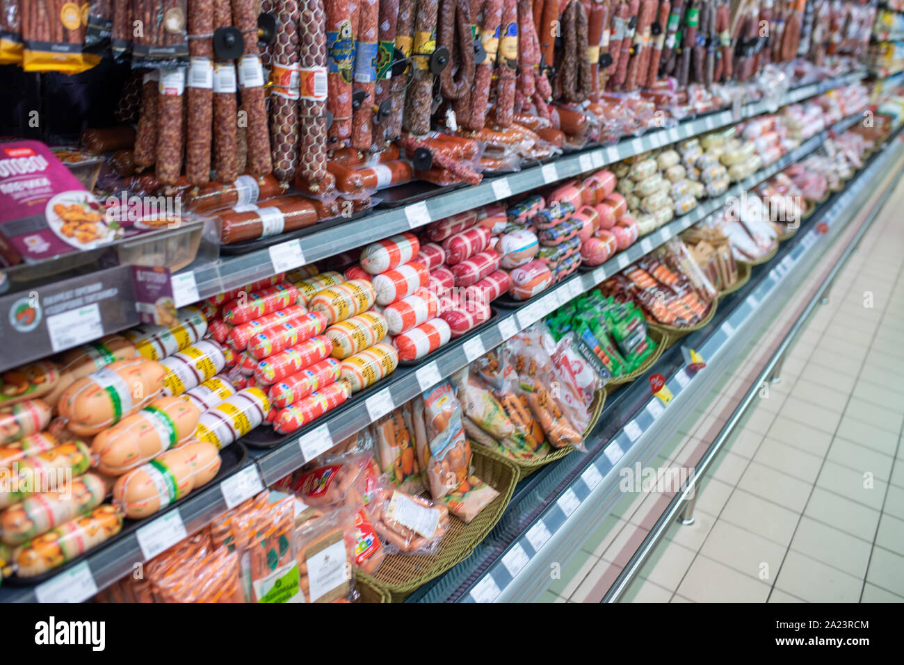 Sausage shelf hires stock photography and images Alamy