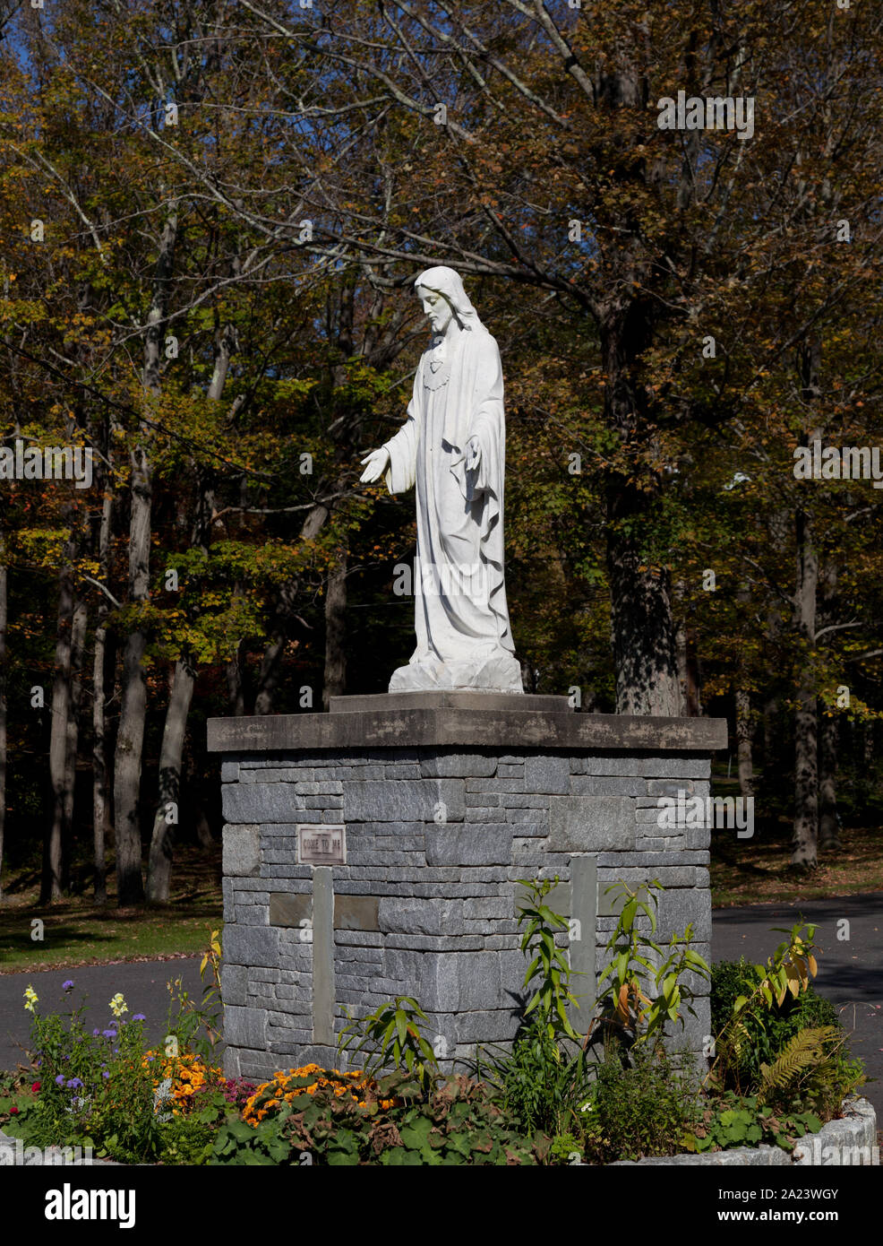 Our Lady of Lourdes' Shrine, Litchfield, Connecticut Stock Photo Alamy