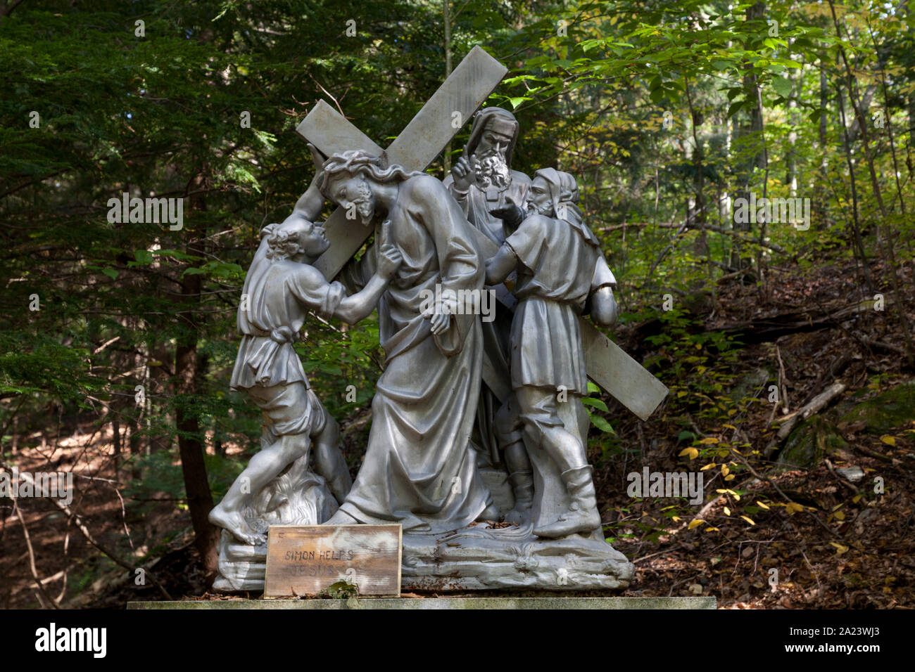 Our Lady of Lourdes' Shrine, Litchfield, Connecticut Stock Photo Alamy