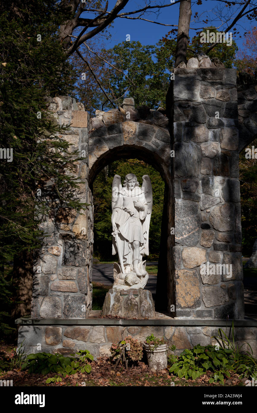 Our Lady of Lourdes' Shrine, Litchfield, Connecticut Stock Photo Alamy