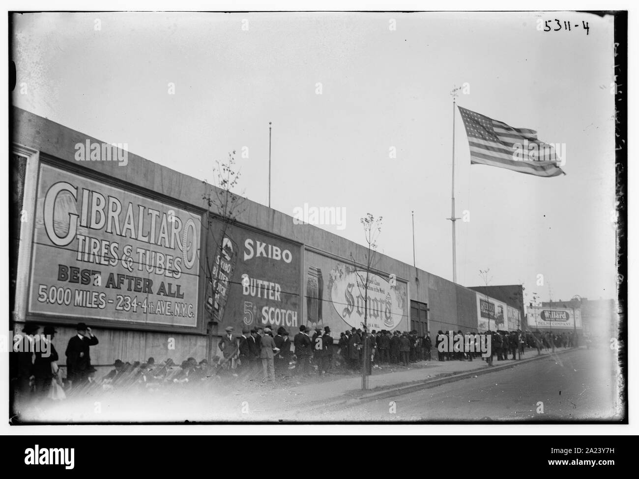 Outside Ebbets Field Stock Photo Alamy
