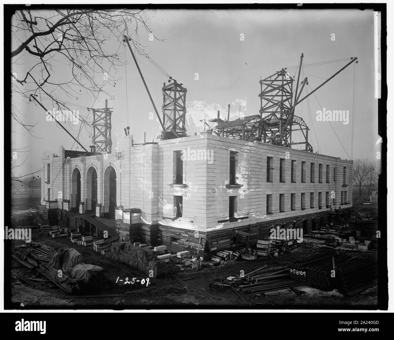 PAN AMERICAN UNION UNDER CONSTRUCTION Stock Photo Alamy