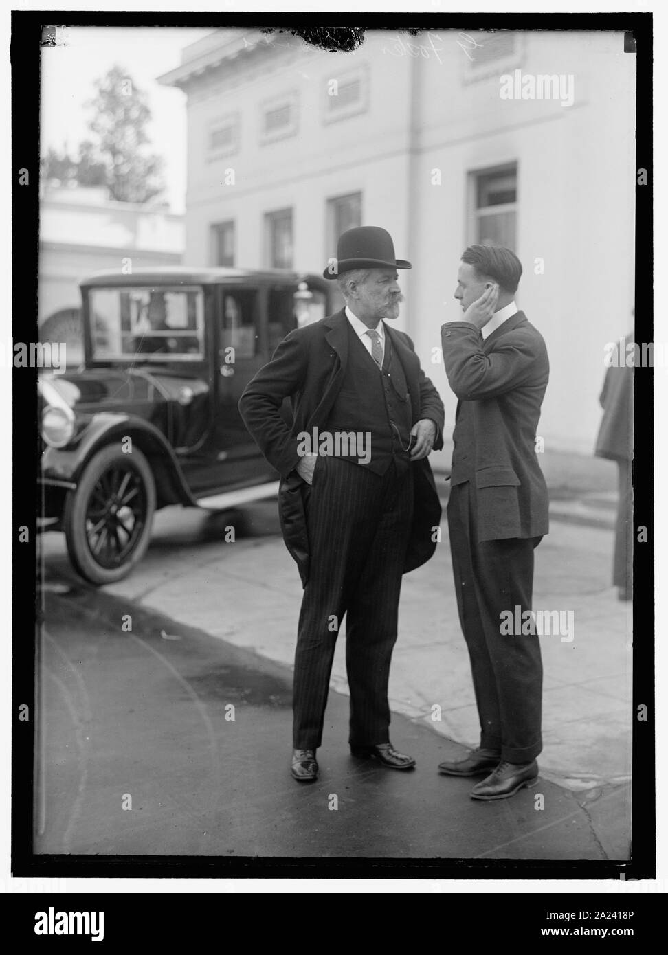 PEABODY, GEORGE FOSTER, BANKER. AT WHITE HOUSE Stock Photo