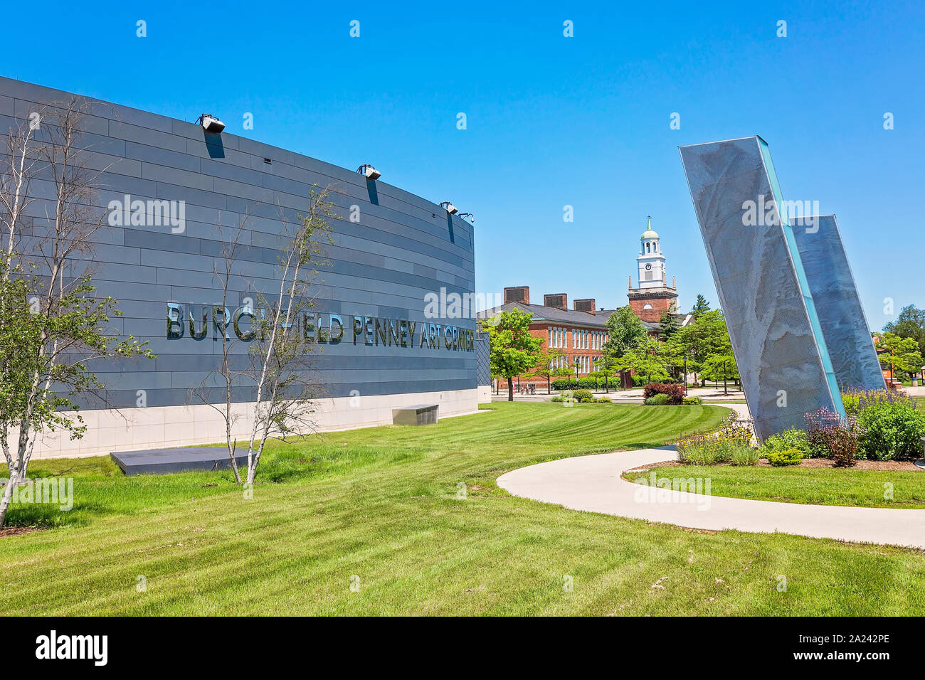 Buffalo, USA-20 July, 2019: Burchfield Penney art center, an arts and  educational institution part of Buffalo State College Stock Photo - Alamy