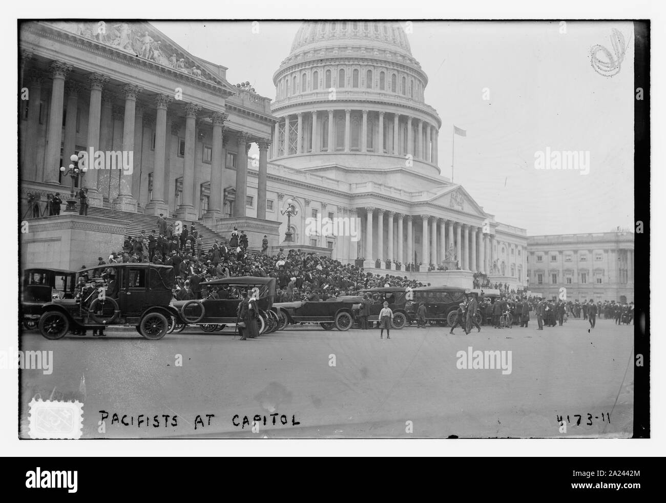 Pacifists at Capitol Stock Photo