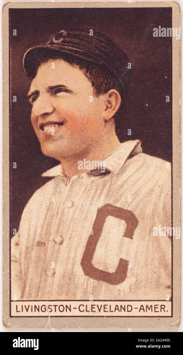 Paddy Livingston, Cleveland Naps, baseball card portrait Stock Photo