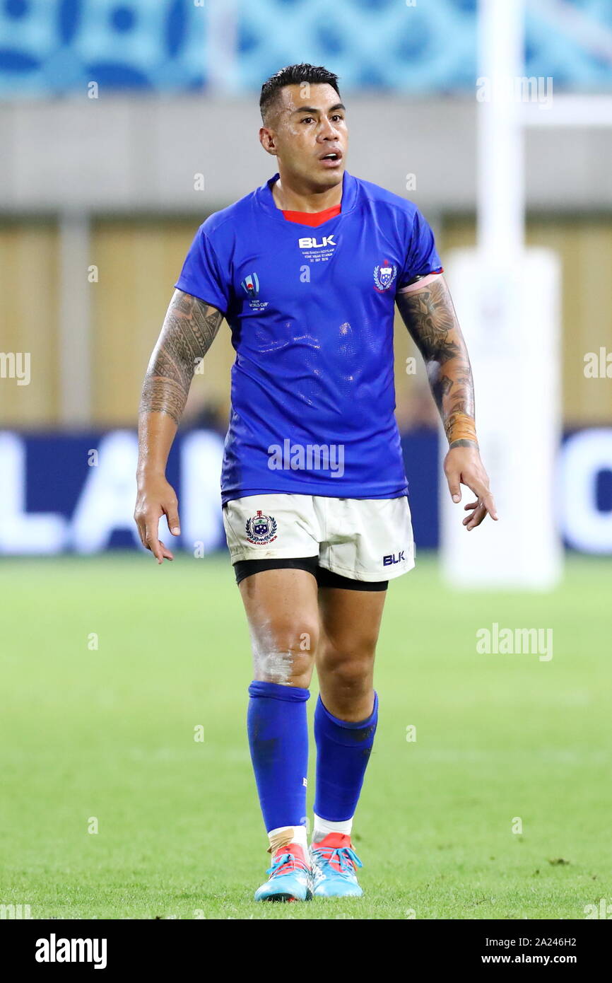 Kobe Rugless Rugby Kobe, Hyogo, Japan. 30th Sep, 2019. Tusi Pisi (SAM) Rugby : 2019 Rugby ...