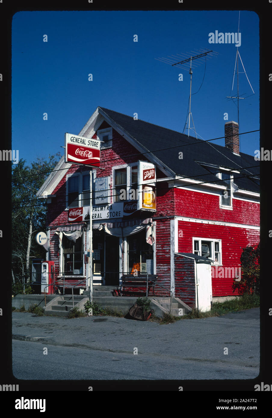 Palmyra General Store, Palmyra, Maine Stock Photo Alamy