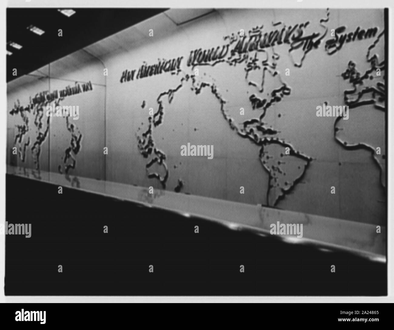 Pan American Airways, Rockefeller Plaza, New York City. Stock Photo