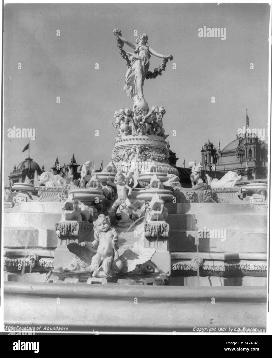 PanAm Expo, Buffalo Fountain of Abundance 2017656802 Stock Photo Alamy
