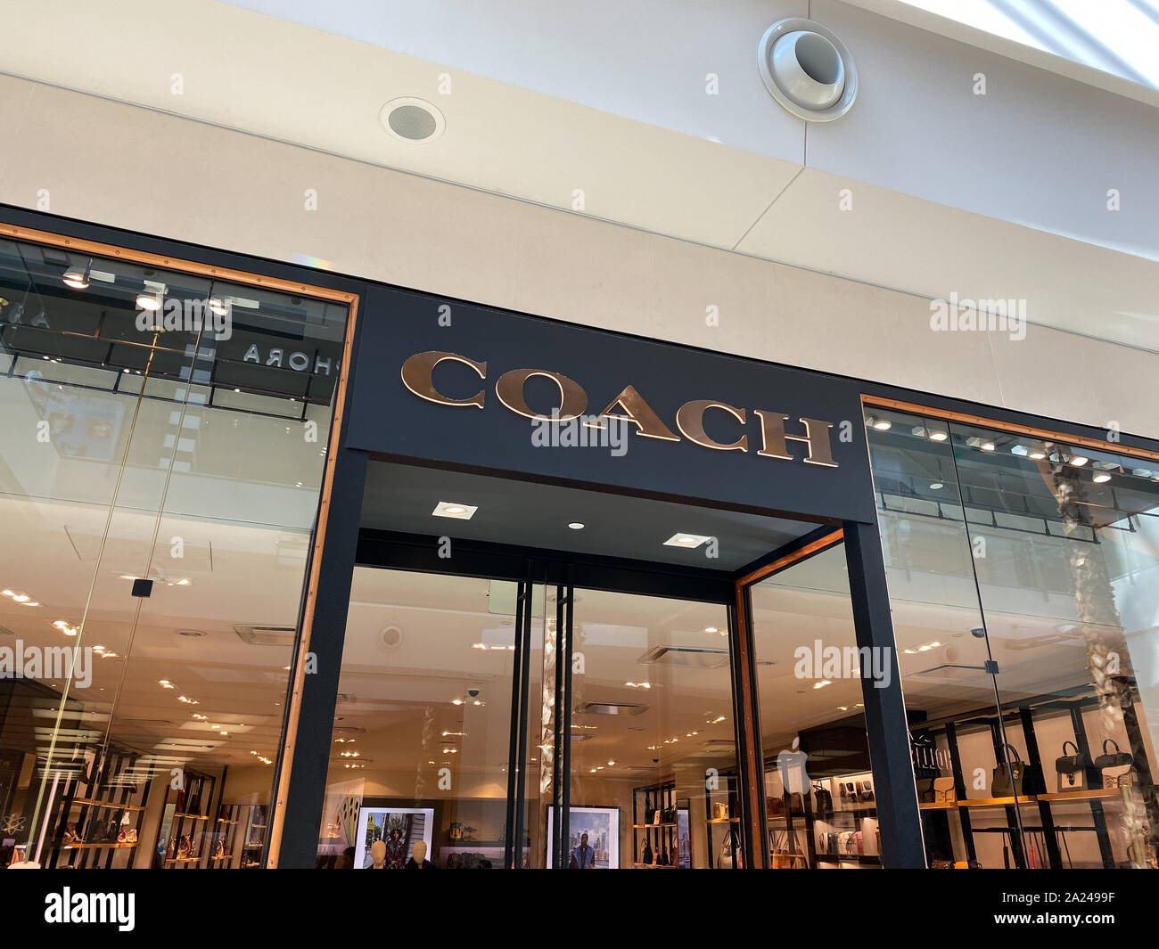 Orlando,FL/USA9/30/19A Coach retail store at an indoor mall. Coach