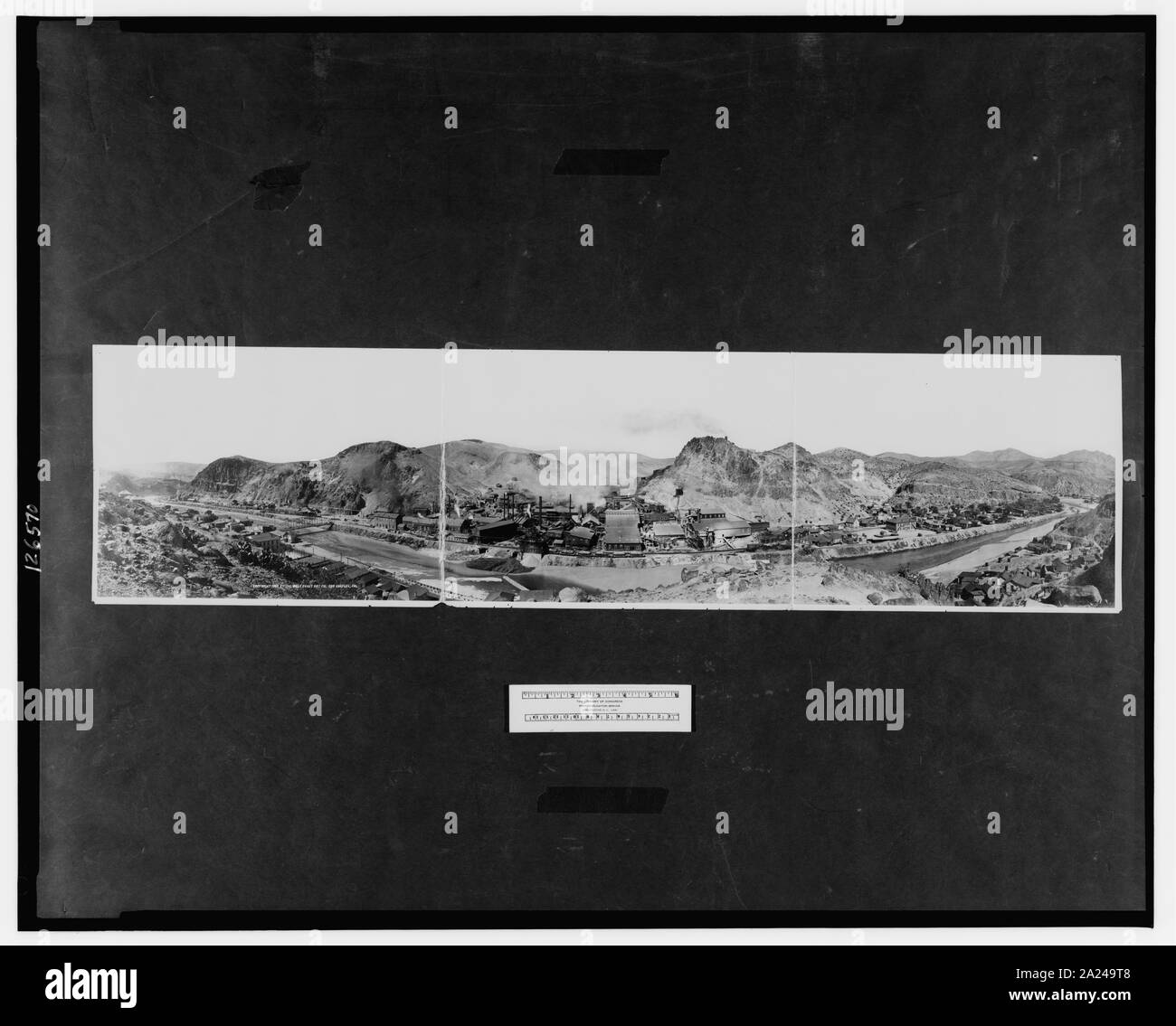 Panorama of South Clifton, Arizona Stock Photo Alamy