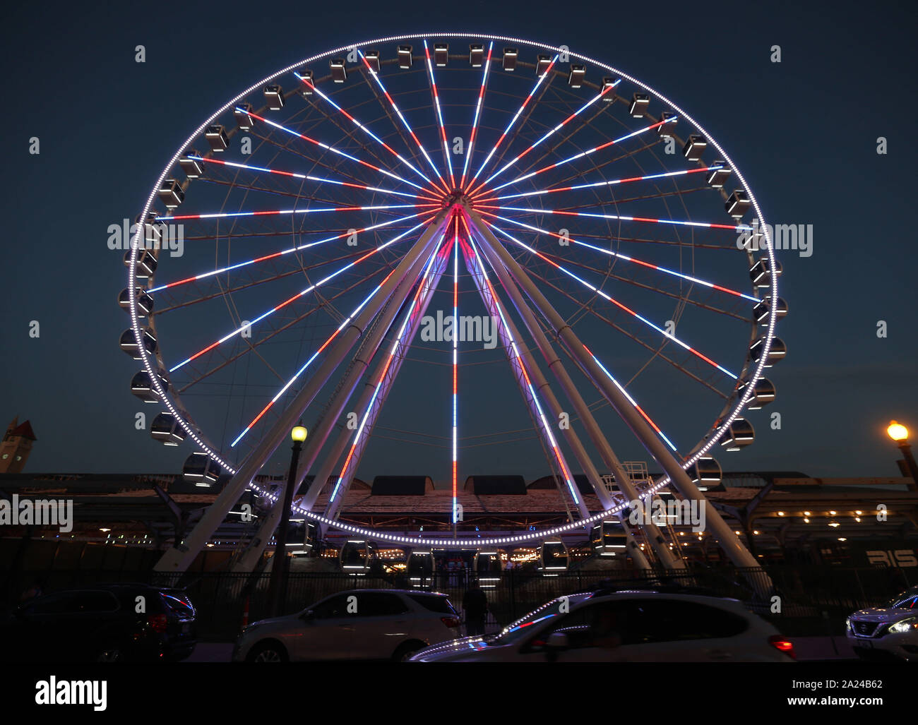 St. Louis, United States. 30th Sep, 2019. The Wheel, the new 200 foot