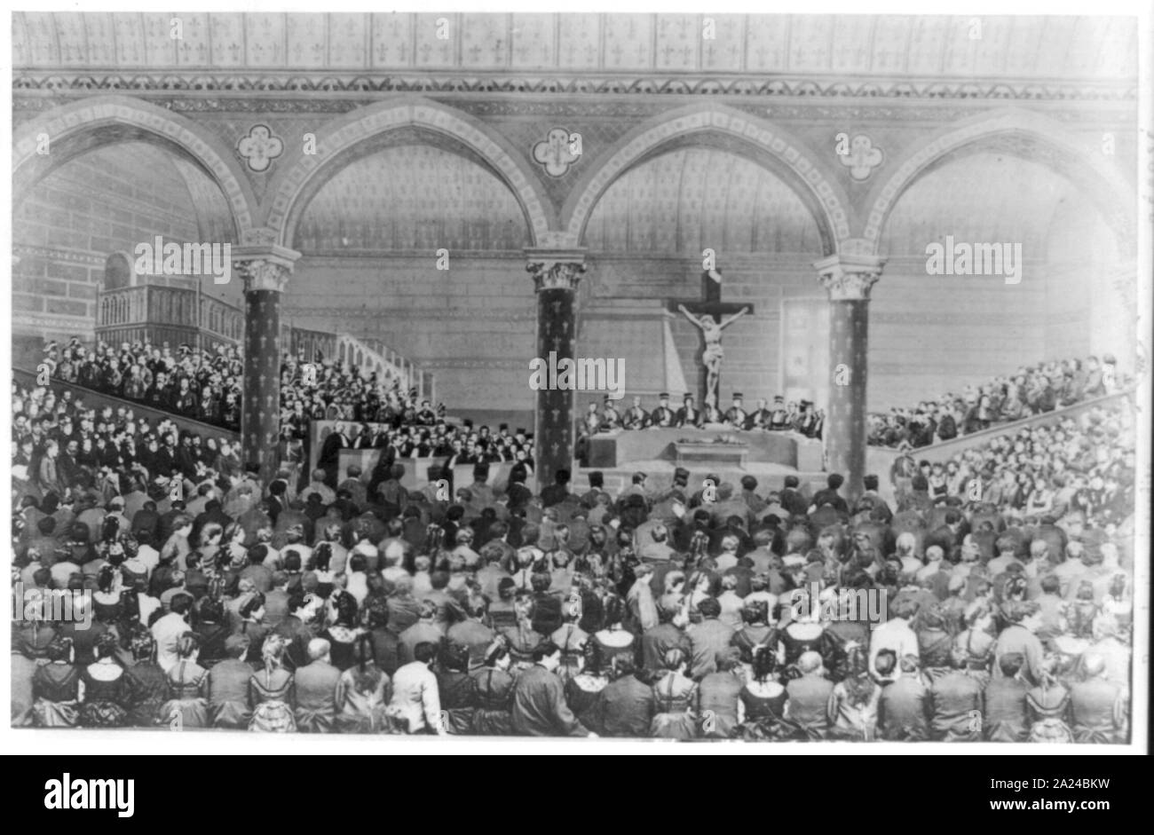Paris Commune: Haute cour de Justice a Blois Stock Photo