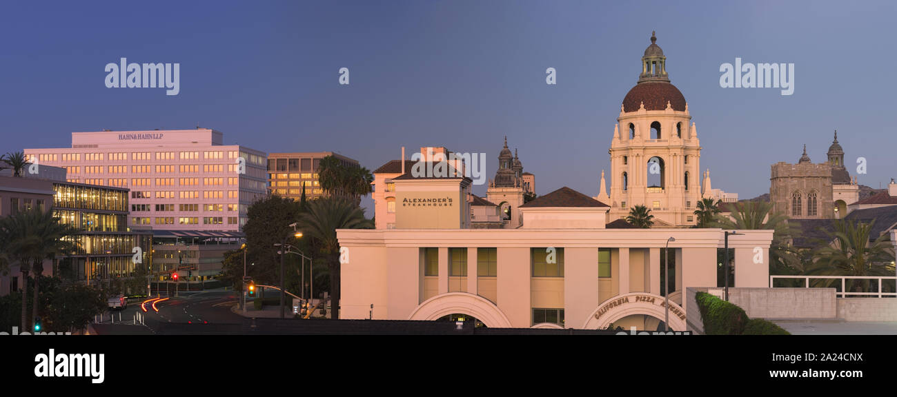 Image of the Pasadena City Hall  in Los Angeles County. Stock Photo