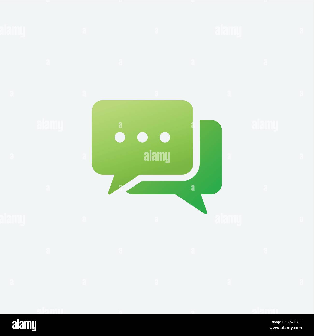 Conversation icon design vector, Meticulously Designed Conversation, Chat Icon illustration, Speech Bubble icon, symbol of chatting, comment or message icon Stock Vector