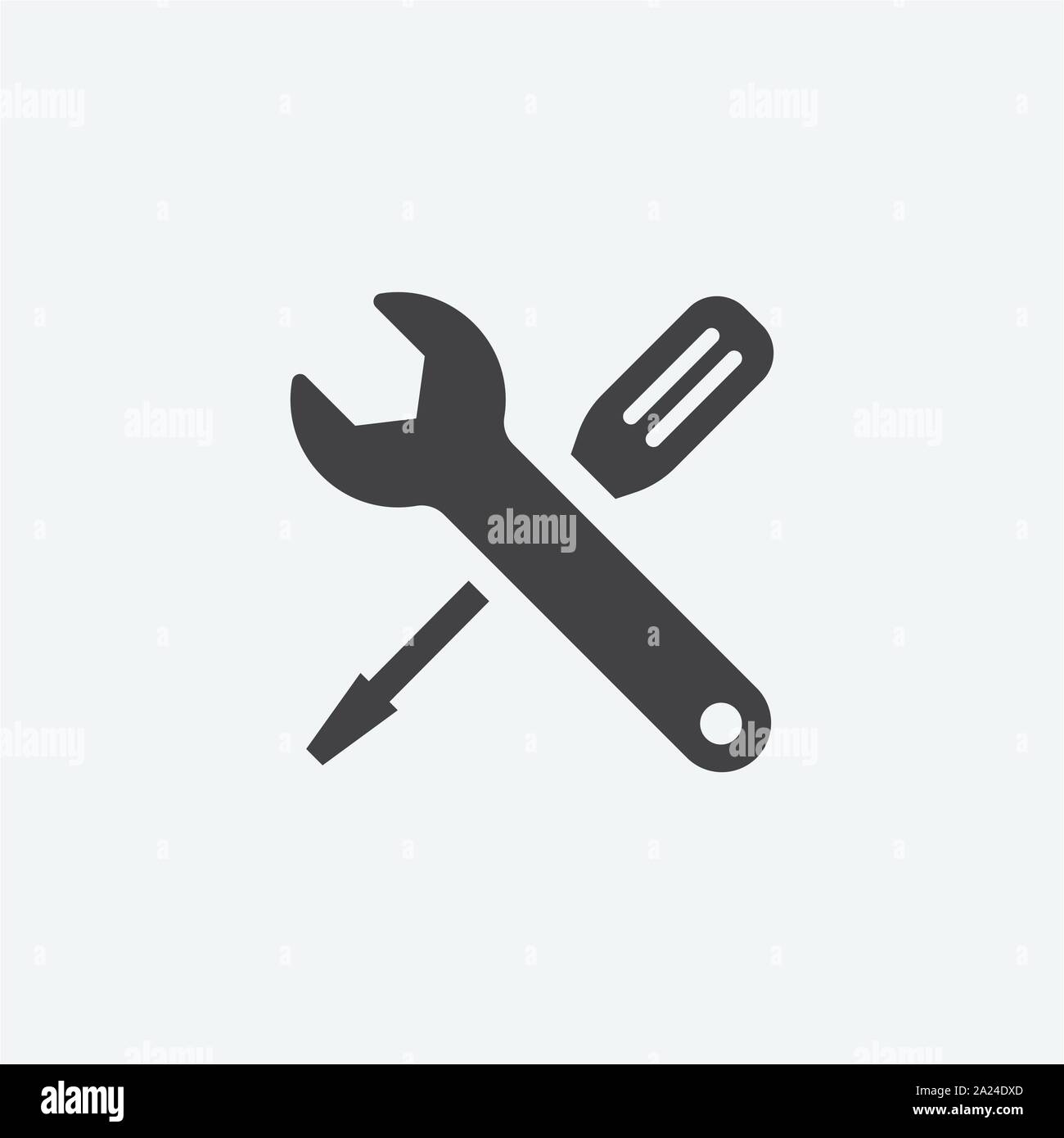 tool logo design icon vector illustration, tools logo design, tool flat