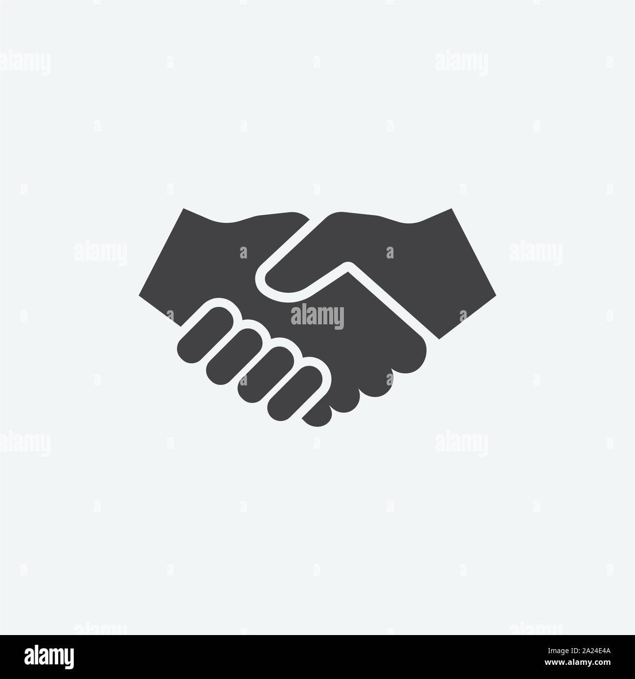 Premium Vector  Handshake emoji gesture vector isolated icon