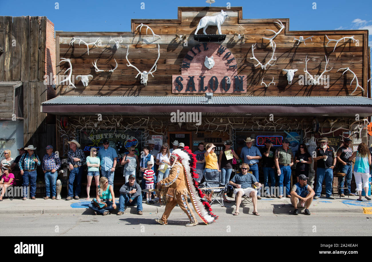 Part of the procession at Douglas, Wyoming's, annual Fair Parade held