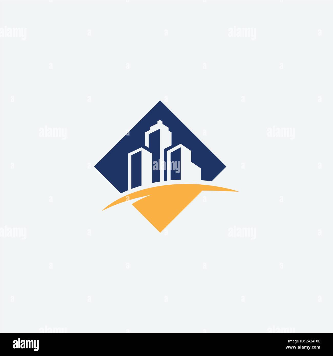 apartement logo design, building icon vector illustration, real estate icon Stock Vector