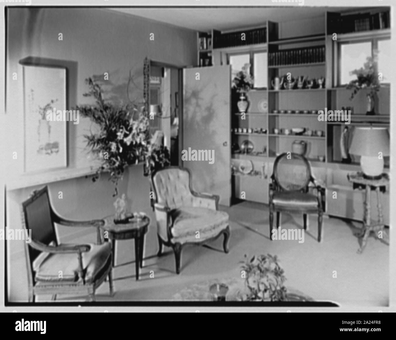 Patricia Murphy, apartment in Manhasset, Long Island, New York Stock