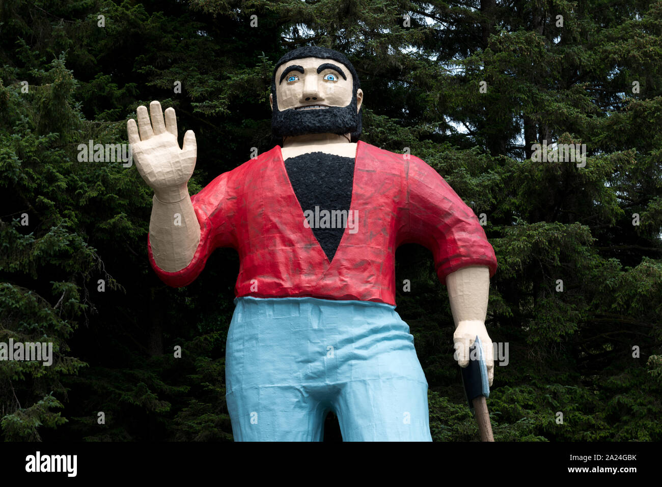 Paul Bunyan at the California Trees of Mystery site in Klamath, California Stock Photo Alamy