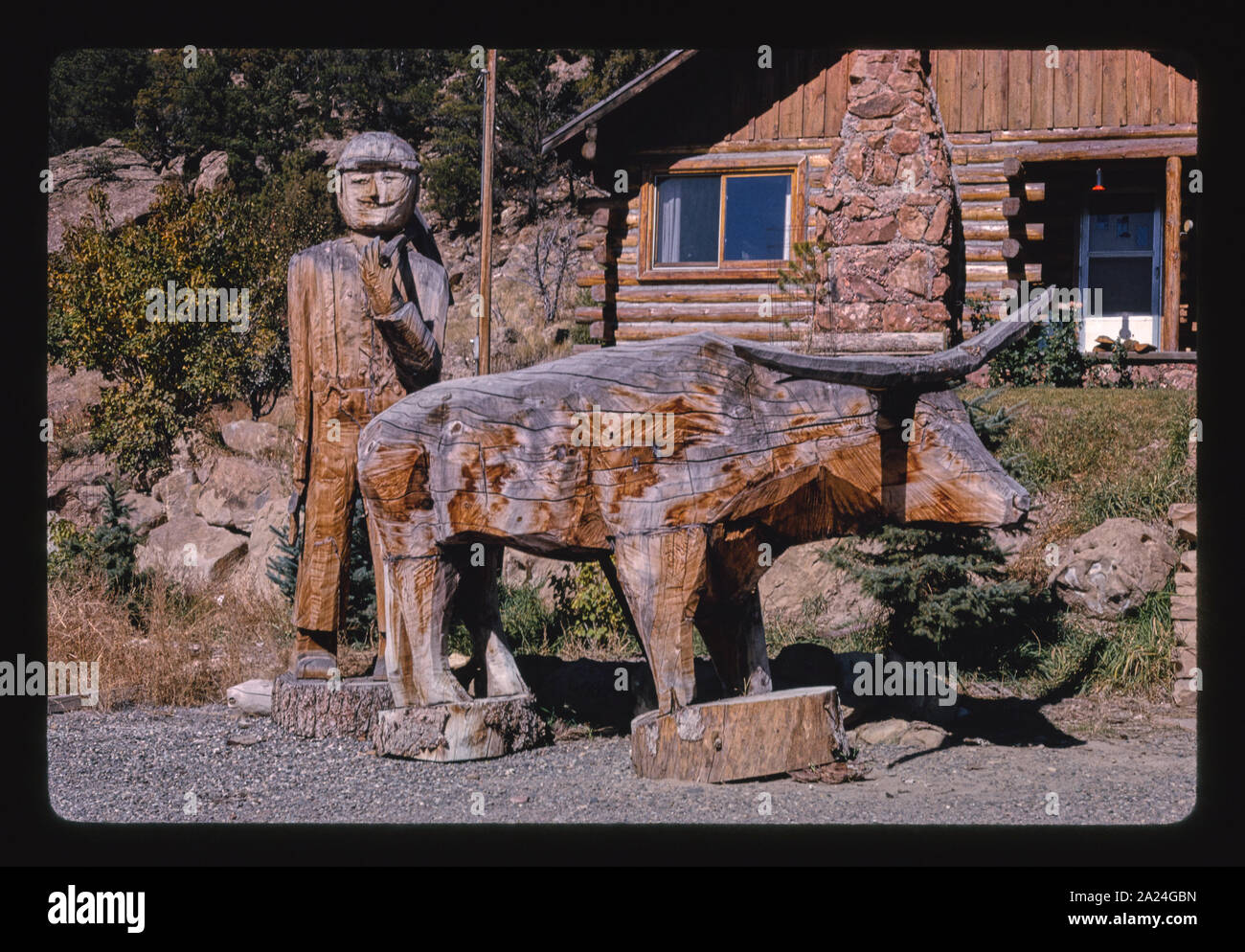 Paul Bunyan sculpture, Meeker, Colorado Stock Photo Alamy
