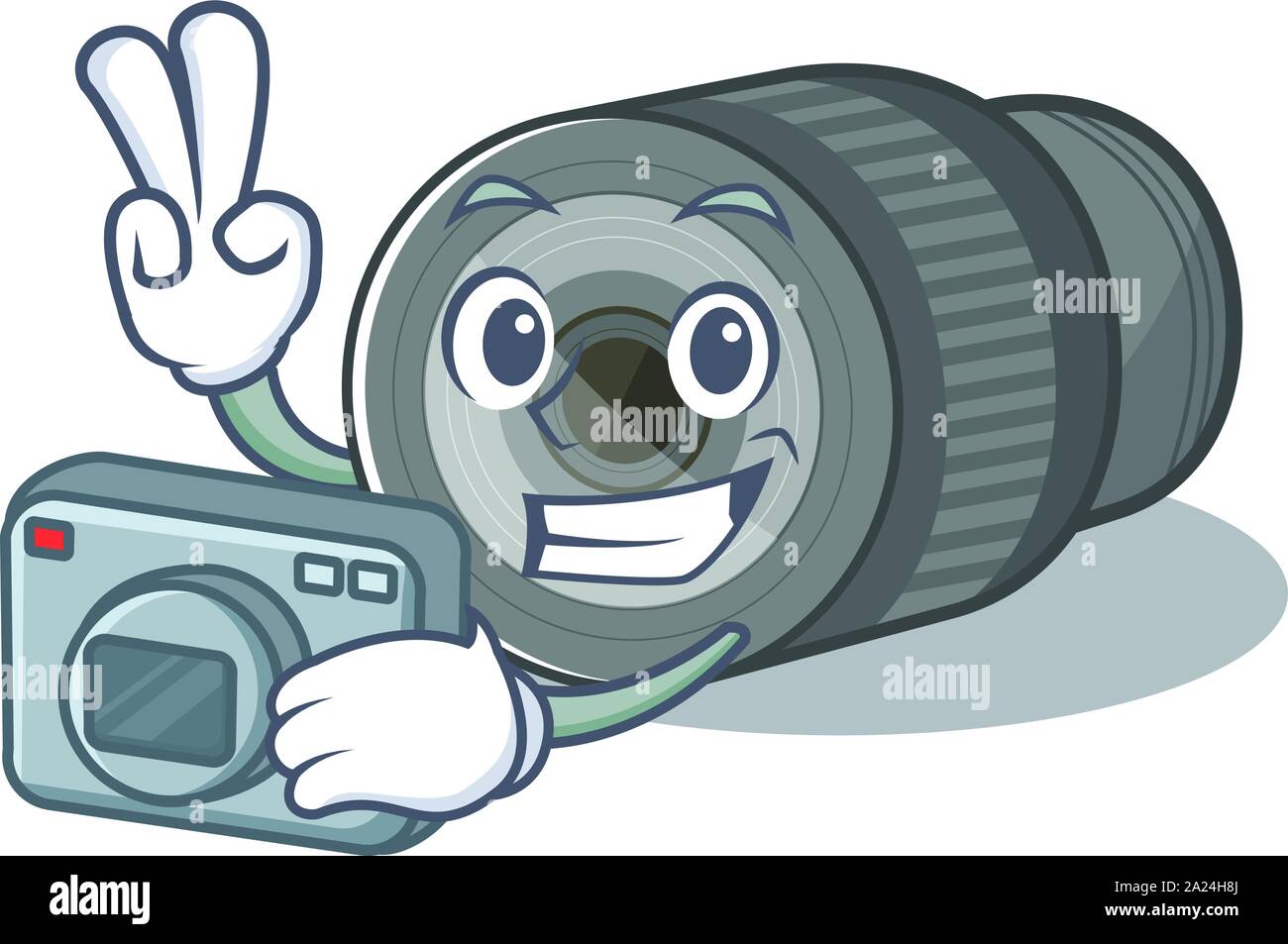 Photographer zoom lens cartoon shape in character Stock Vector Image & Art - Alamy Photographer zoom lens cartoon shape in character Stock Vector Image & Art - Alamy