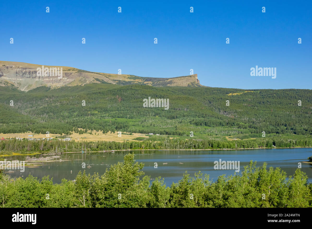 Beautiful landscape of Glacier National Park at Montana Stock Photo - Alamy