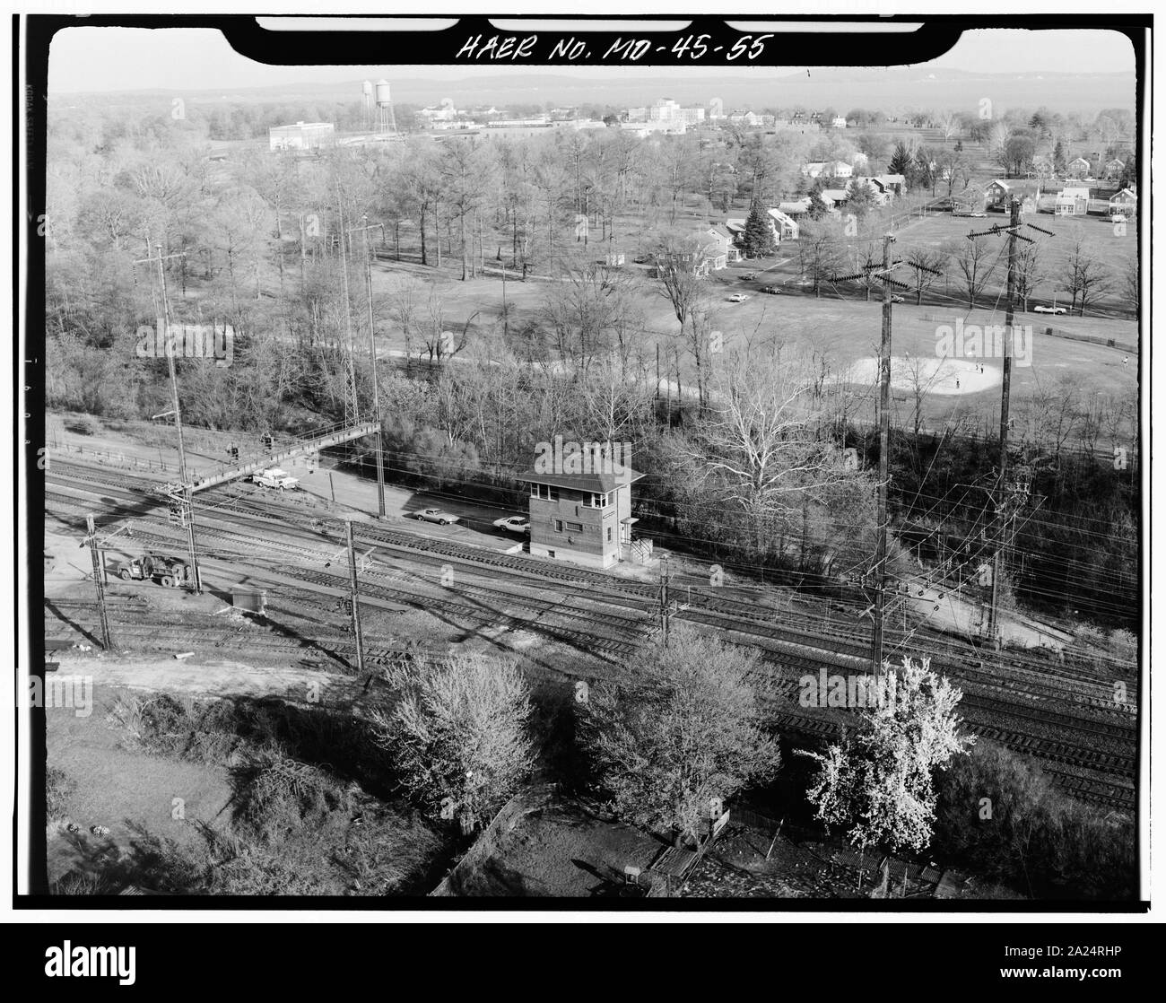 Perryville Interlocking Tower. Perryville, Cecil Co., MD. Sec. 1201, MP