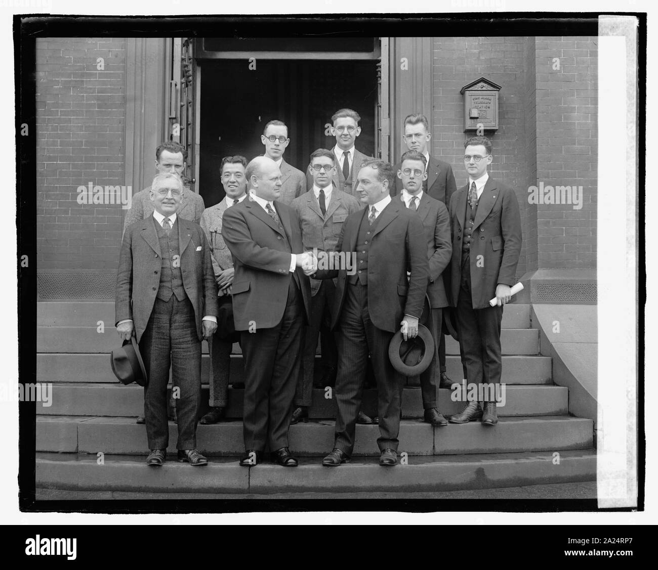 Pershing & Y.M.C.A. group, 3/23/23 Stock Photo - Alamy