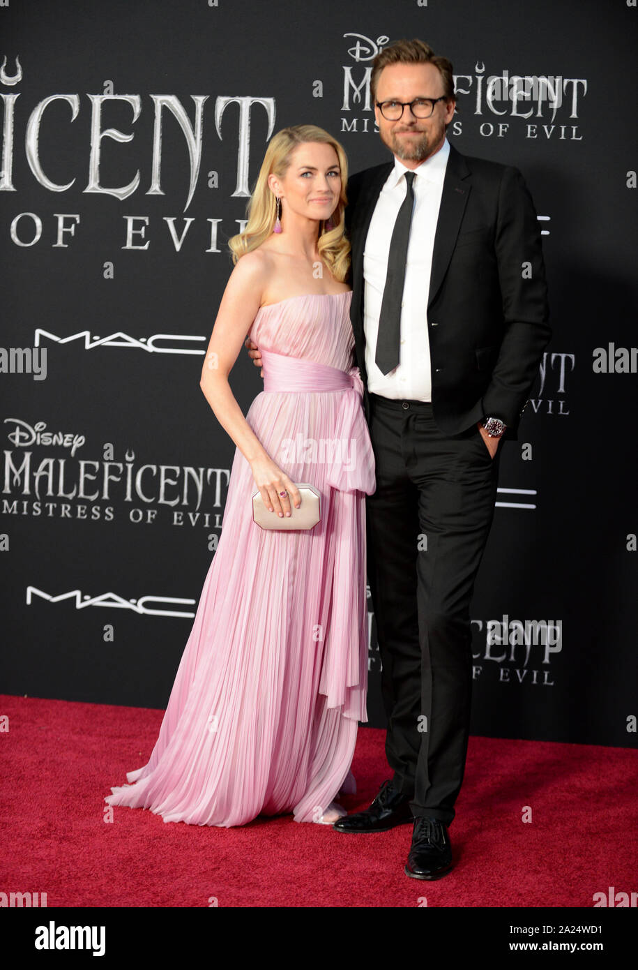 Los Angeles, USA. 30th Sep, 2019. Los Angeles, USA. 30th Sep, 2019. Amanda Hearst & Joachim Ronning at the world premiere of 'Maleficent: Mistress of Evil' at the El Capitan Theatre. Picture: Jessica Sherman/Featureflash Credit: Paul Smith/Alamy Live News Stock Photo