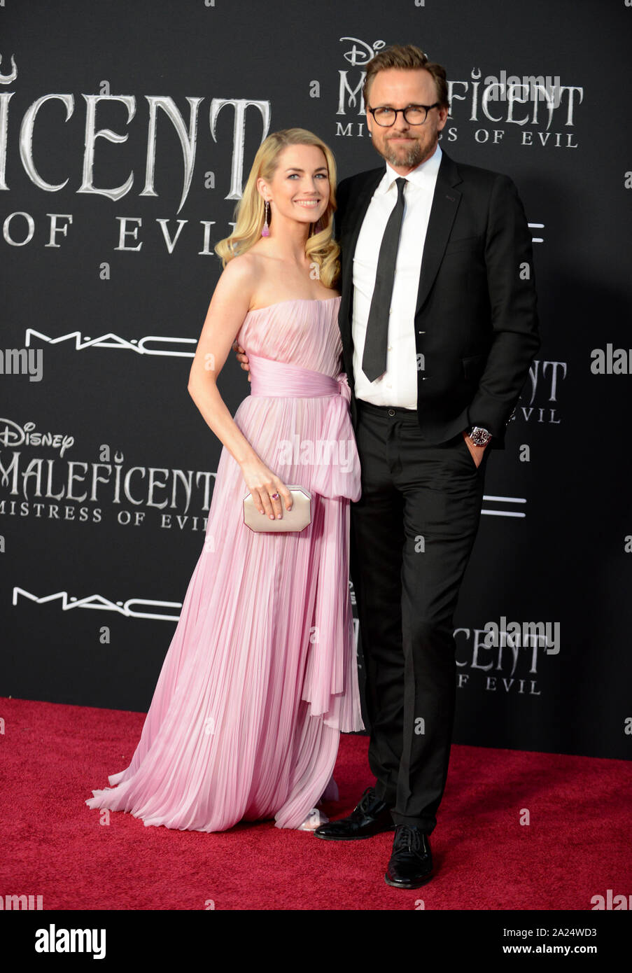 Los Angeles, USA. 30th Sep, 2019. Los Angeles, USA. 30th Sep, 2019. Amanda Hearst & Joachim Ronning at the world premiere of 'Maleficent: Mistress of Evil' at the El Capitan Theatre. Picture: Jessica Sherman/Featureflash Credit: Paul Smith/Alamy Live News Stock Photo
